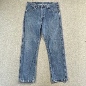 Vintage Rustler Jeans Men’s Size 34 x 30 Straight Leg Dad Blue